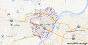 Saint Charles County Map | Wesling Electric